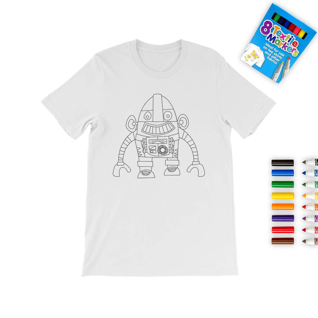 Colour It! | Robot | Colour It T-Shirt