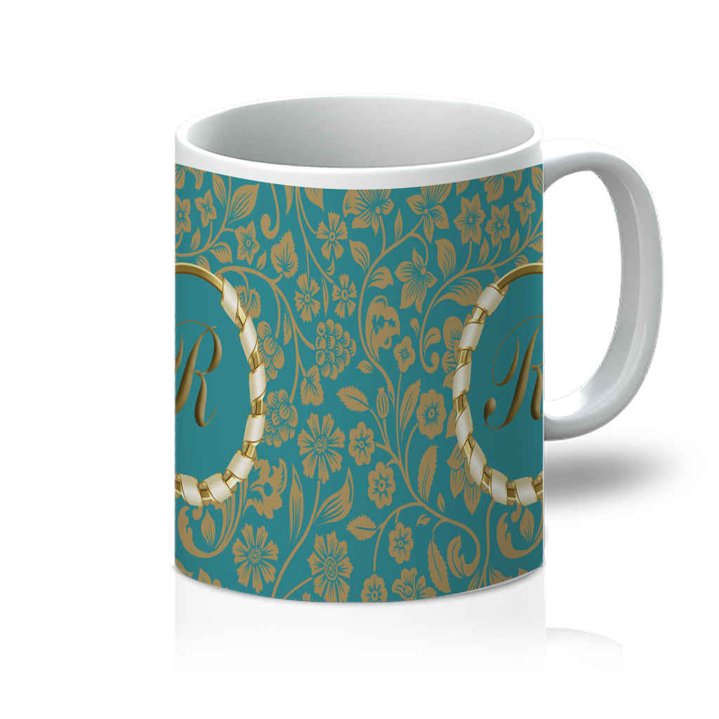 Teal R 11oz Mug