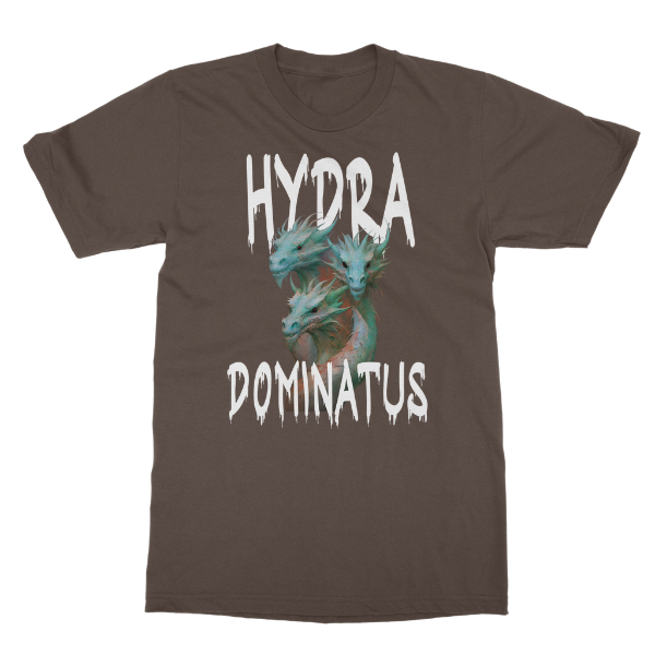 Hydra Dominatus T-Shirt Chocolate colourway Flatlay