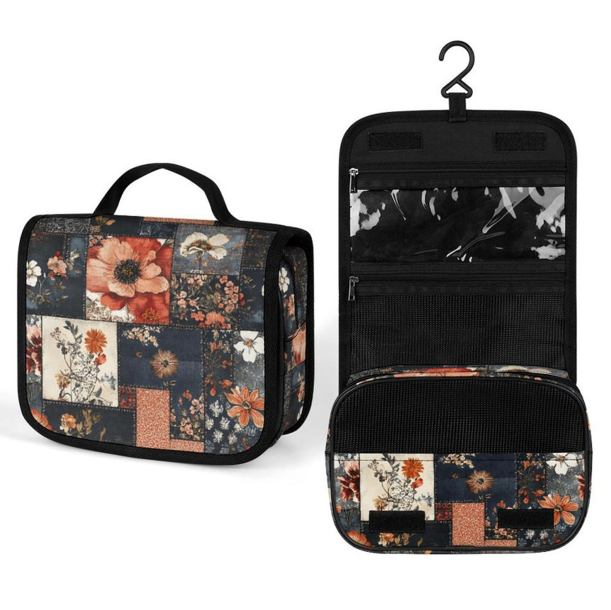 Hanging Travel Wash Bag – Toiletry & Cosmetic Organiser | Choice of Designs