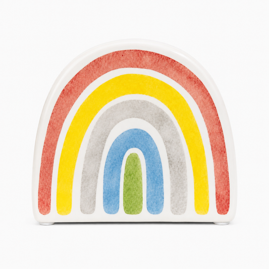 Rainbow Ceramic Money Box – Children’s Rainbow Savings Bank