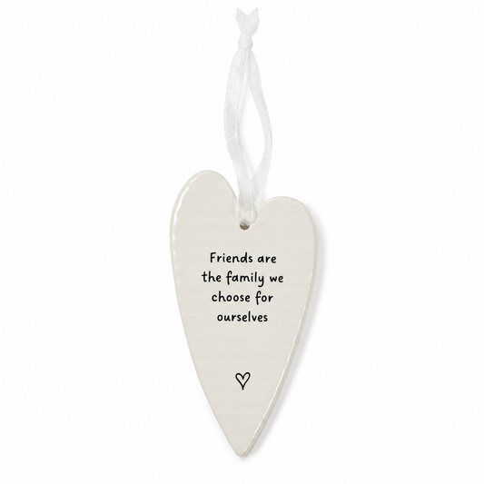 Ceramic Friendship Heart Hanging Ornament