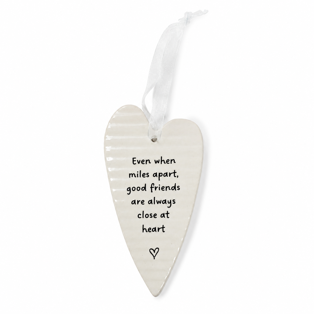 Ceramic Friendship Heart Hanging Ornament