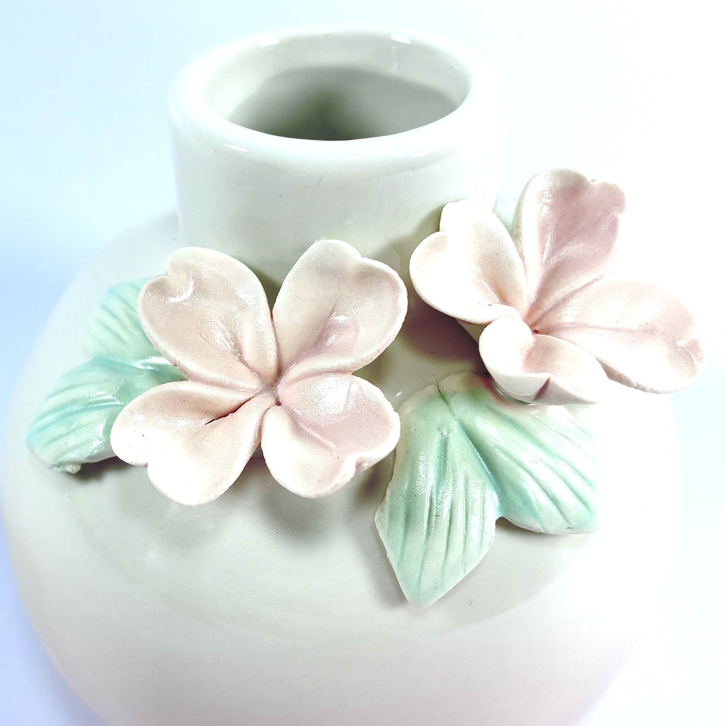 Floral Ceramic Bud Vase