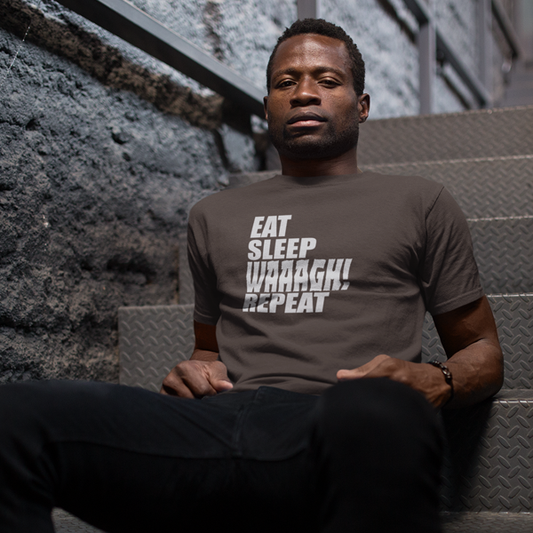 ORK | Eat Sleep Repeat | Heavy Cotton Unisex T-Shirt | 40K