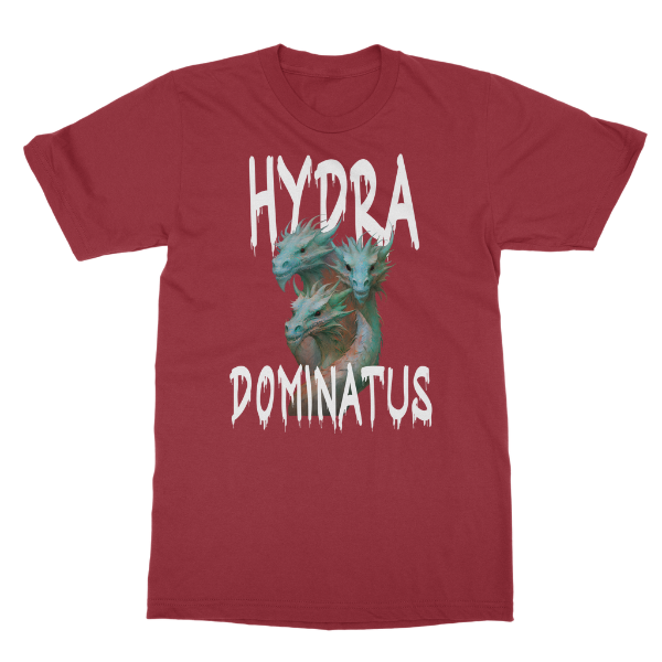 Hydra Dominatus T-Shirt Red colourway Flatlay