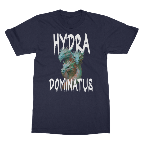 Hydra Dominatus T-Shirt in Navy Flatlay