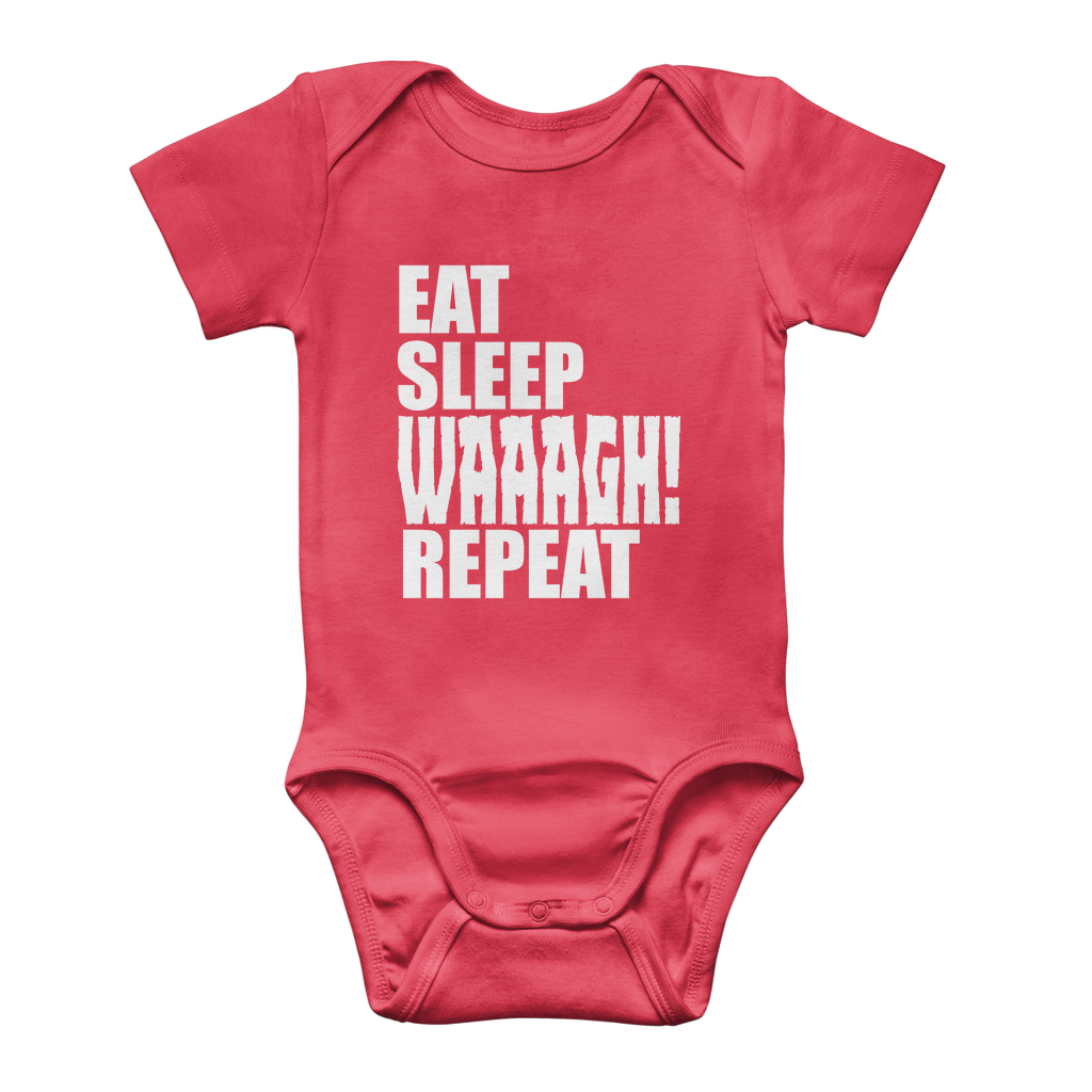 Baby Ork | Eat Sleep WAAAGH! Repeat | Bodysuit