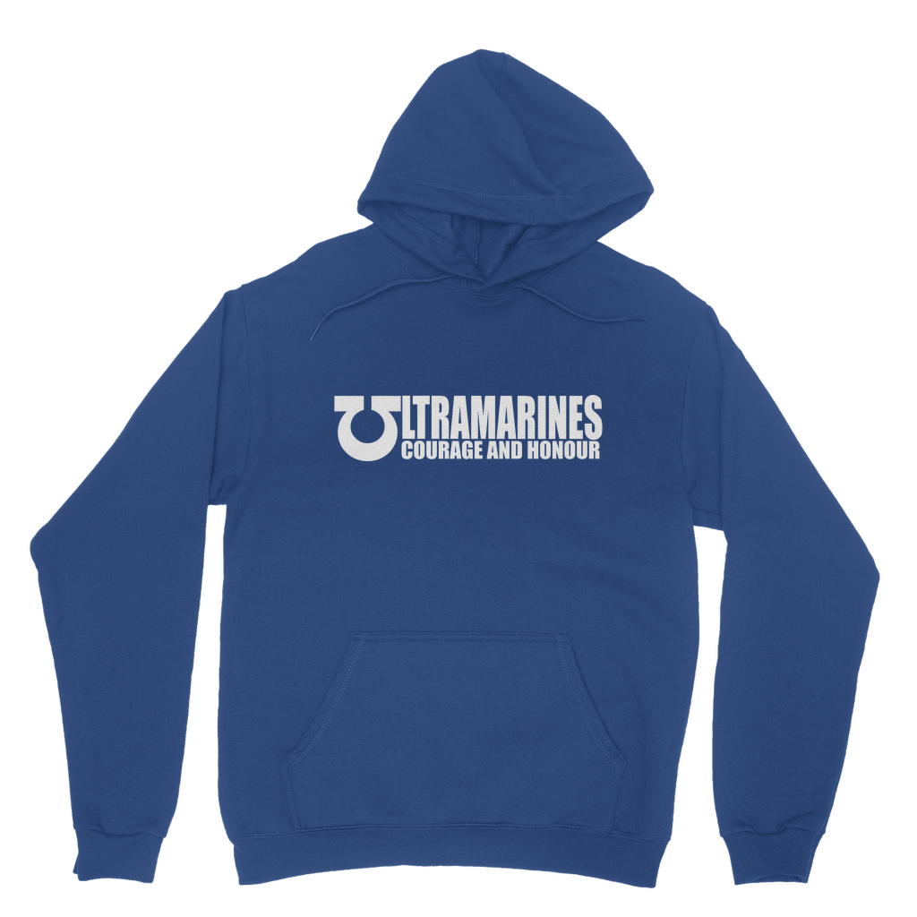 Ultramarines | Unisex Hoodie | Courage & Honour | WH40K Gift Idea