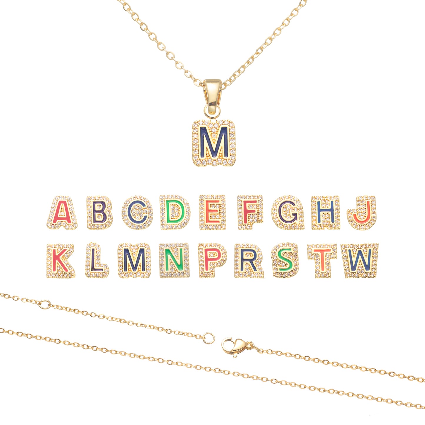 Initial Letter Necklace | Mother's Day | Birthday Gift