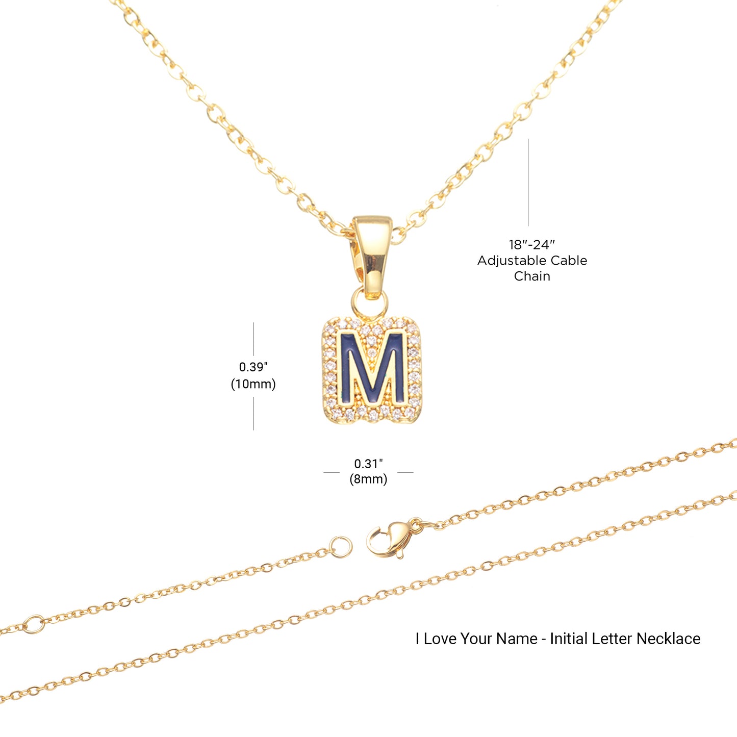 Initial Letter Necklace | Mother's Day | Birthday Gift