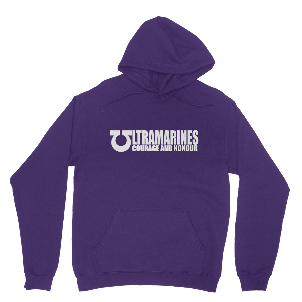 Ultramarines | Unisex Hoodie | Courage & Honour | WH40K Gift Idea