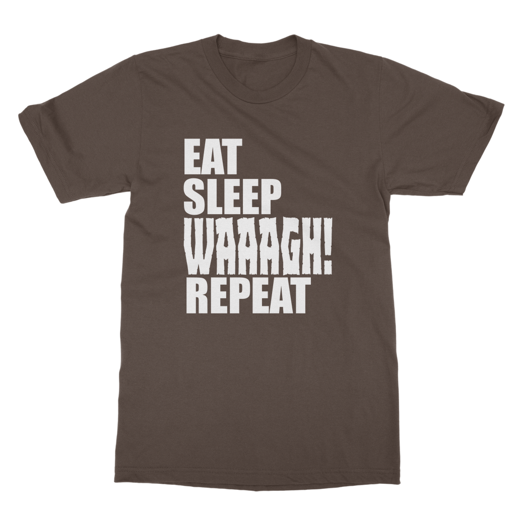 ORK | Eat Sleep Repeat | Heavy Cotton Unisex T-Shirt | 40K