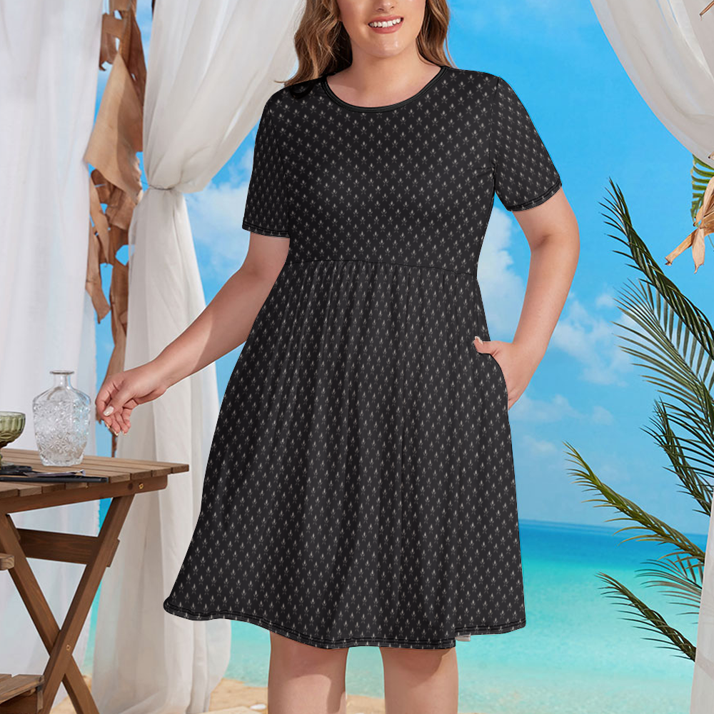 Ditzy Print | Dress | Plus Sizes