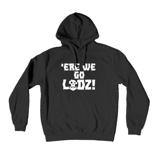 Ere we go ladz white Premium Adult Hoodie