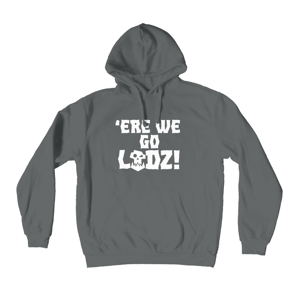 Ere we go ladz white Premium Adult Hoodie