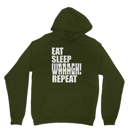 Eat Sleep Repeat Classic Adult Hoodie