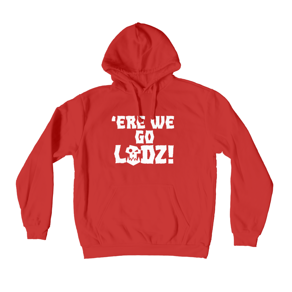 Ere we go ladz white Premium Adult Hoodie