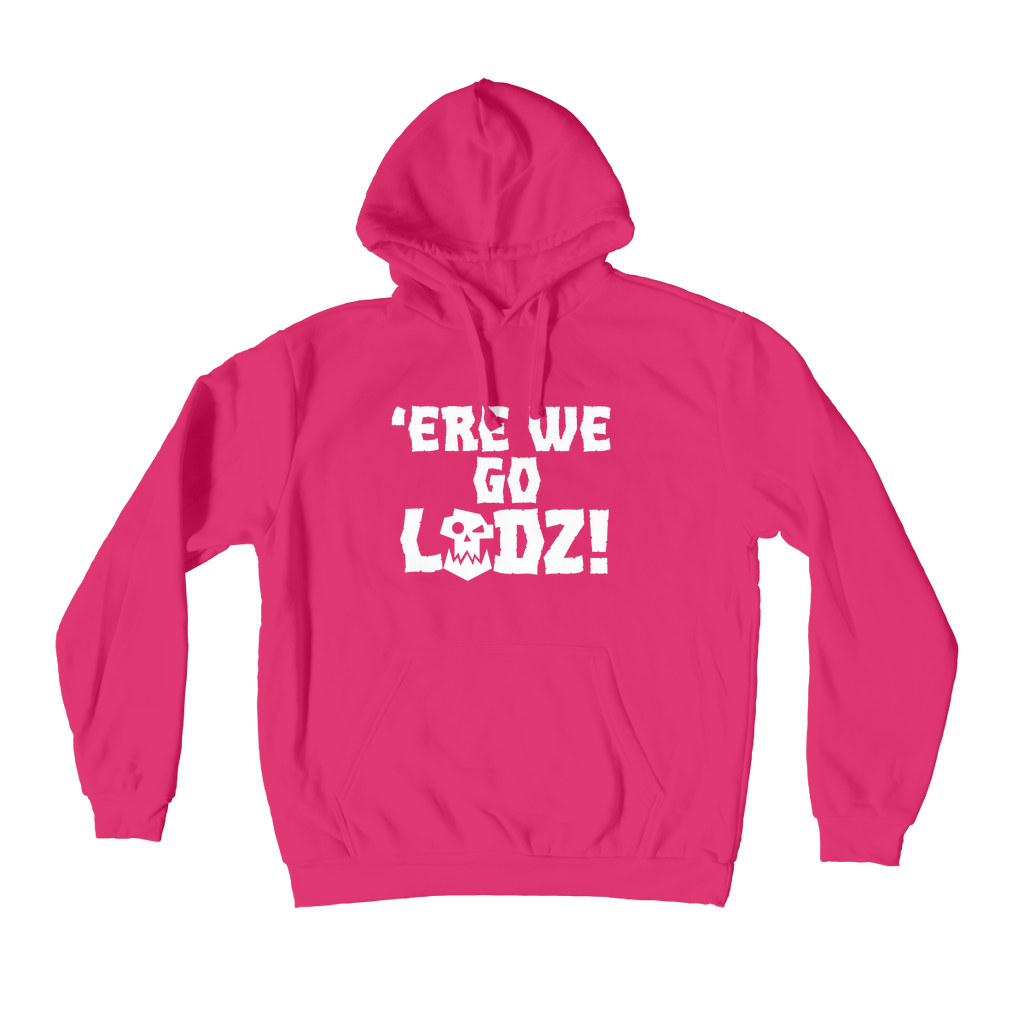Ere we go ladz white Premium Adult Hoodie