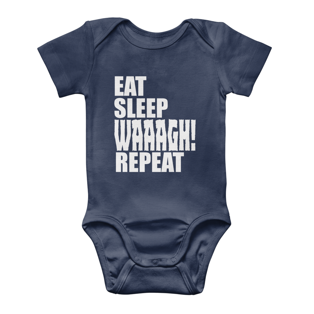 Baby Ork | Eat Sleep WAAAGH! Repeat | Bodysuit