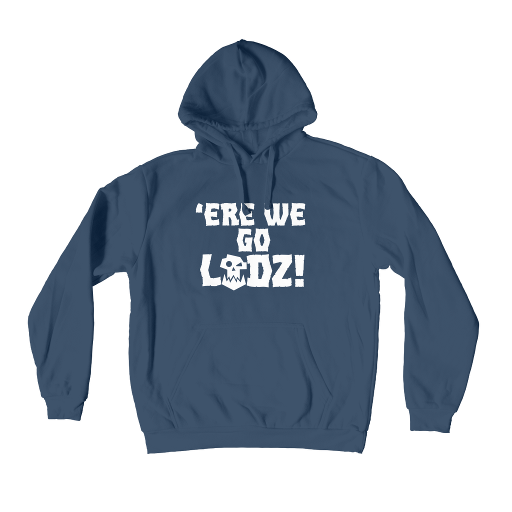 Ere we go ladz white Premium Adult Hoodie