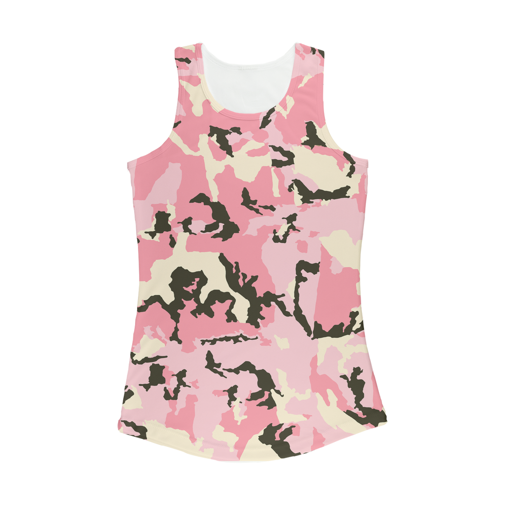 Performance Tank Top | Pink Camo | Women Sportswear