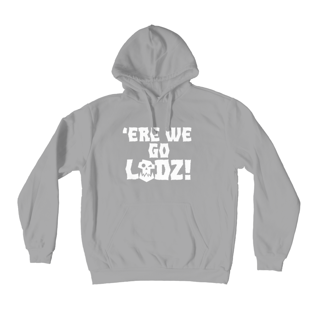 Ere we go ladz white Premium Adult Hoodie