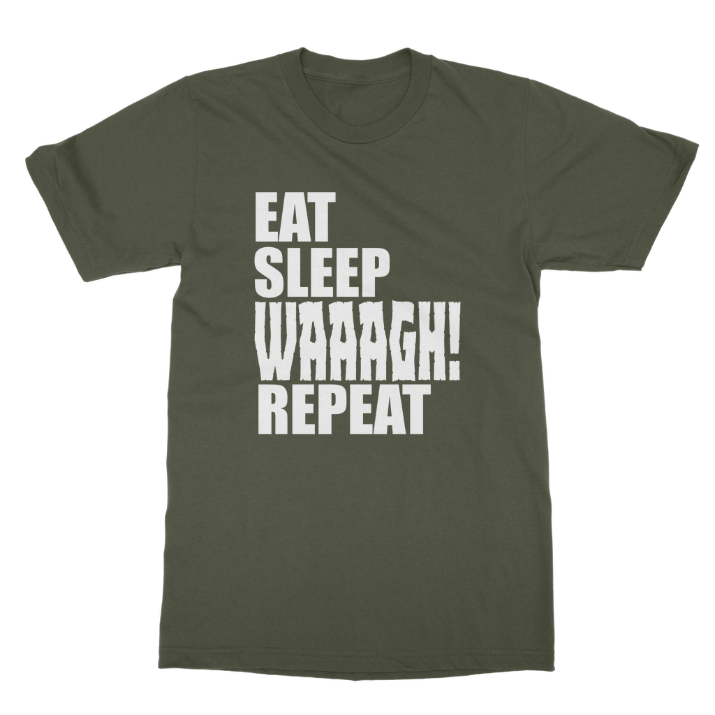 ORK | Eat Sleep Repeat | Heavy Cotton Unisex T-Shirt | 40K