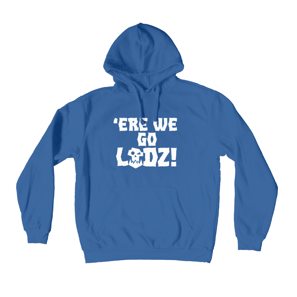 Ere we go ladz white Premium Adult Hoodie