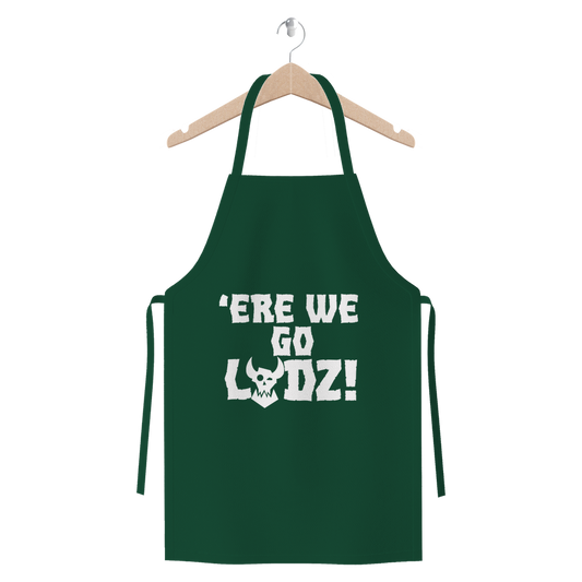 ere we go ladz white Premium Jersey Apron