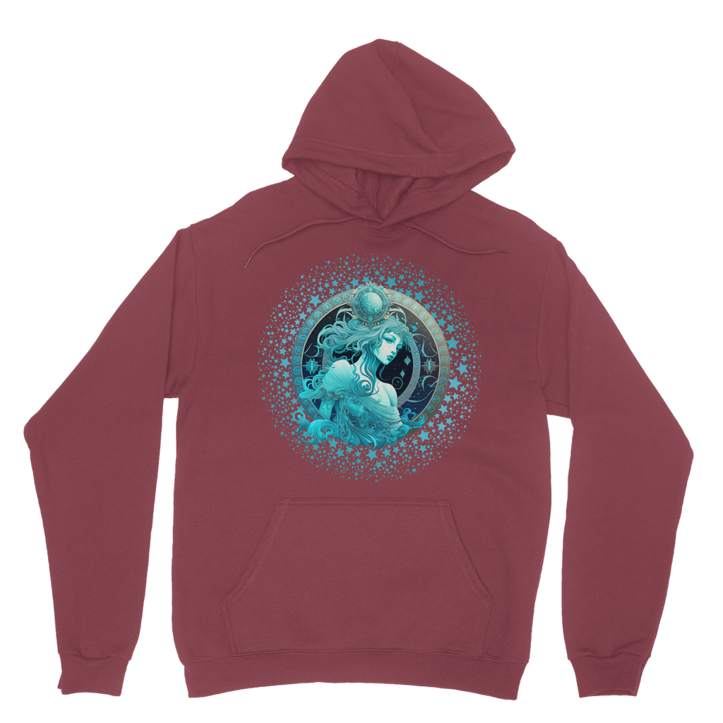 Aquarius Classic Adult Hoodie