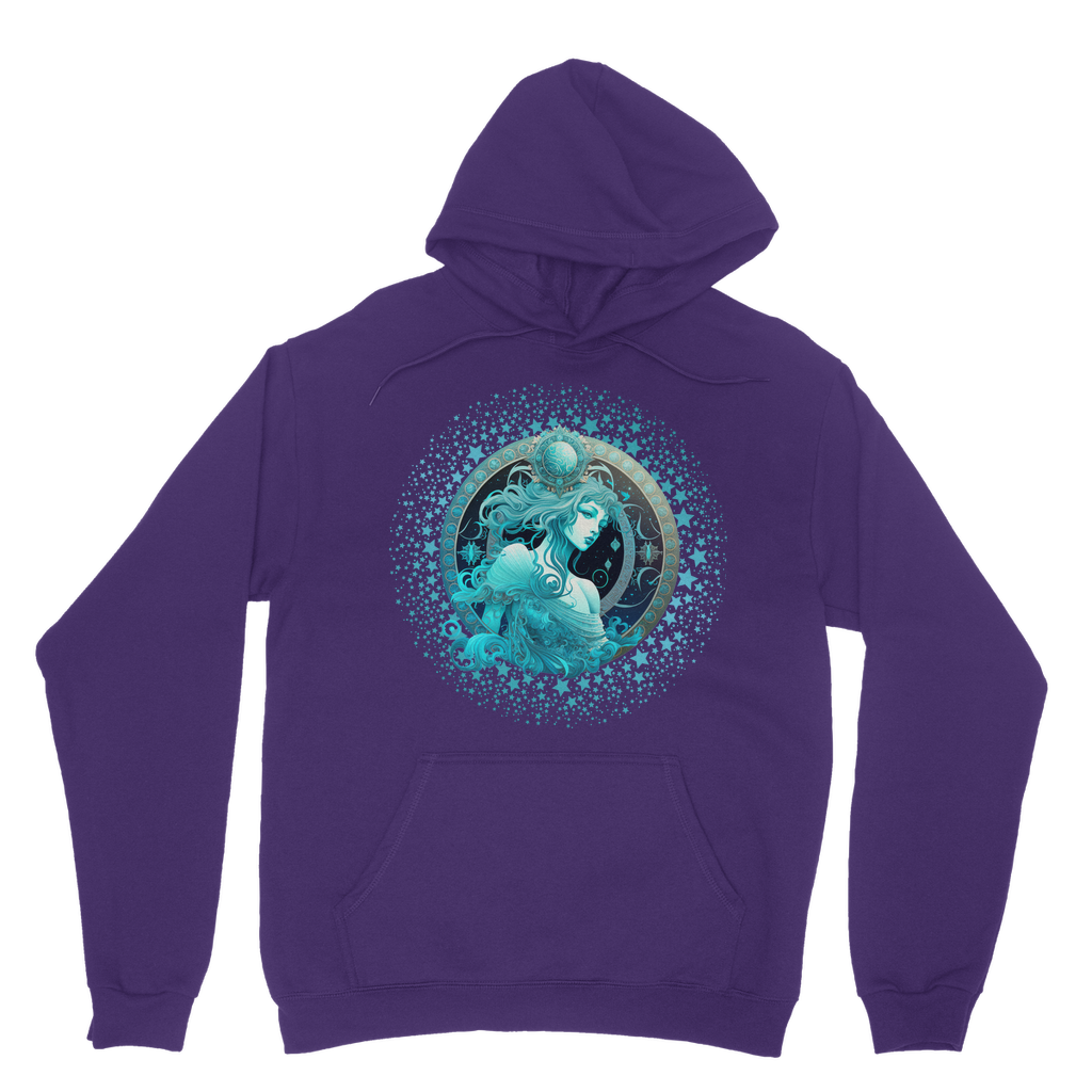 Aquarius Classic Adult Hoodie