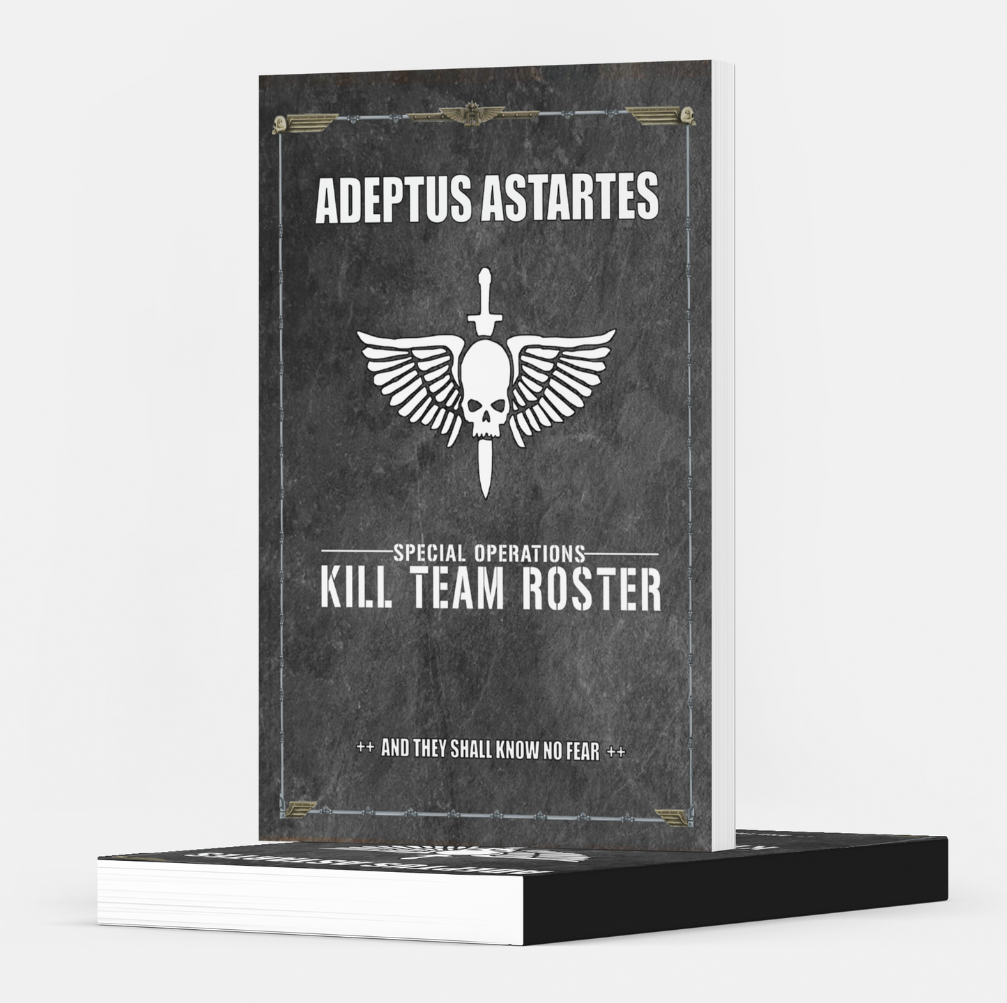 Adeptus Astartes Kill Team Roster front cover on a white background