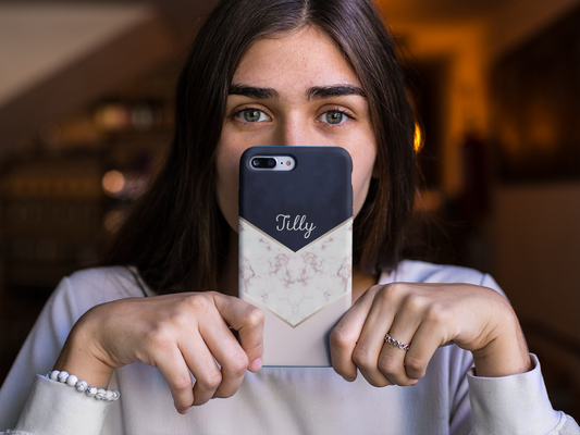 Customise It | Blue Marble | Fully Printed Tough Case | Iphone |Samsung