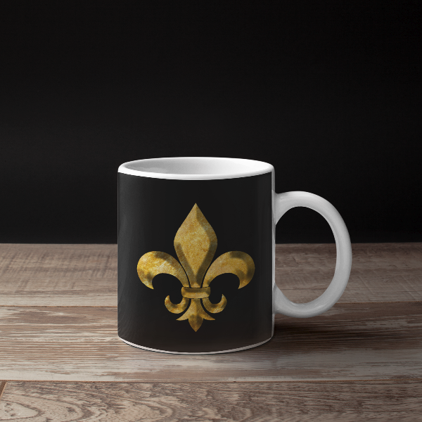 11oz Mug | Adepta Sororitas | Fleur de Lis | Black | WH40K