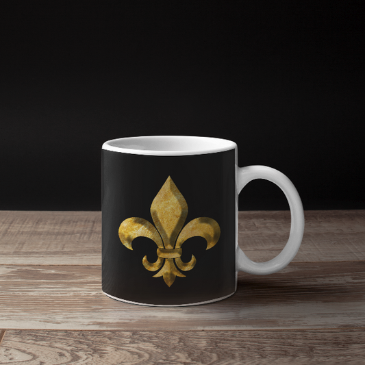 11oz Mug | Adepta Sororitas | Fleur de Lis | Black | WH40K