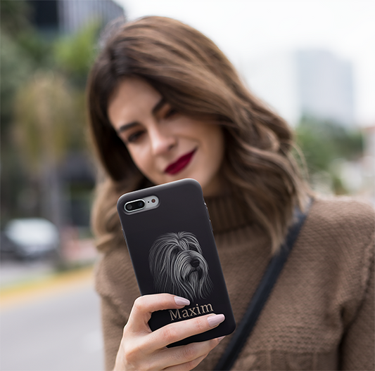 Customise It | My Furry Friend | Dog & Name | Mobile Phone Case