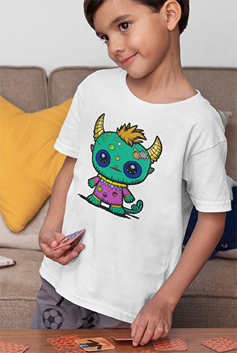 Colour It! | Little Monsta | Kids T-Shirt and Colour Pen Set