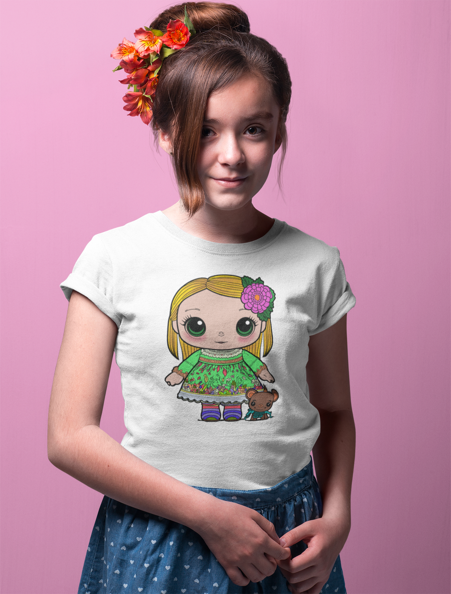 Colour It! | Dolly Day | Colouring T-Shirt and Pens