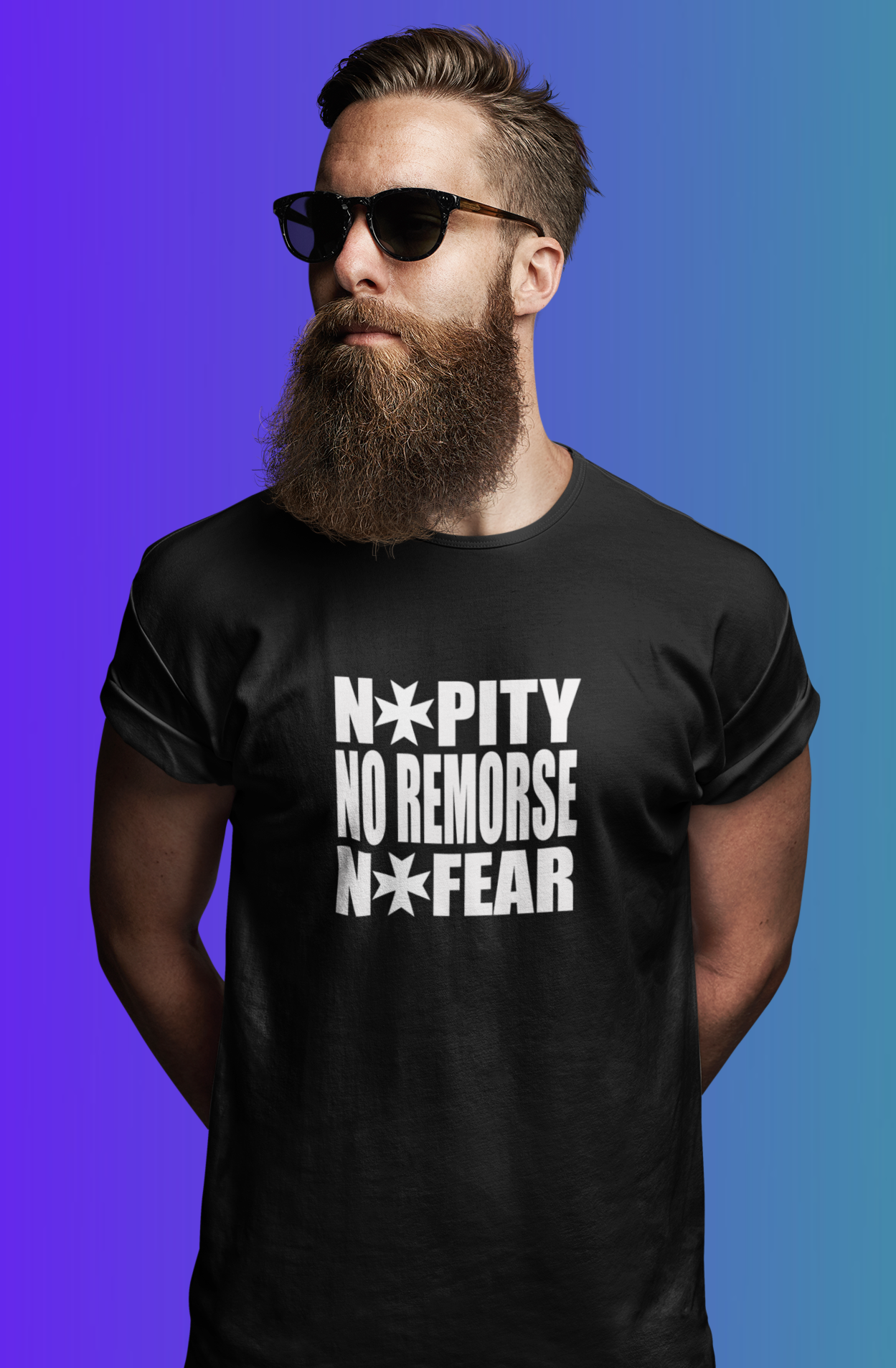 Black Templars | Heavy Cotton Adult T-Shirt | No Pity No Remorse