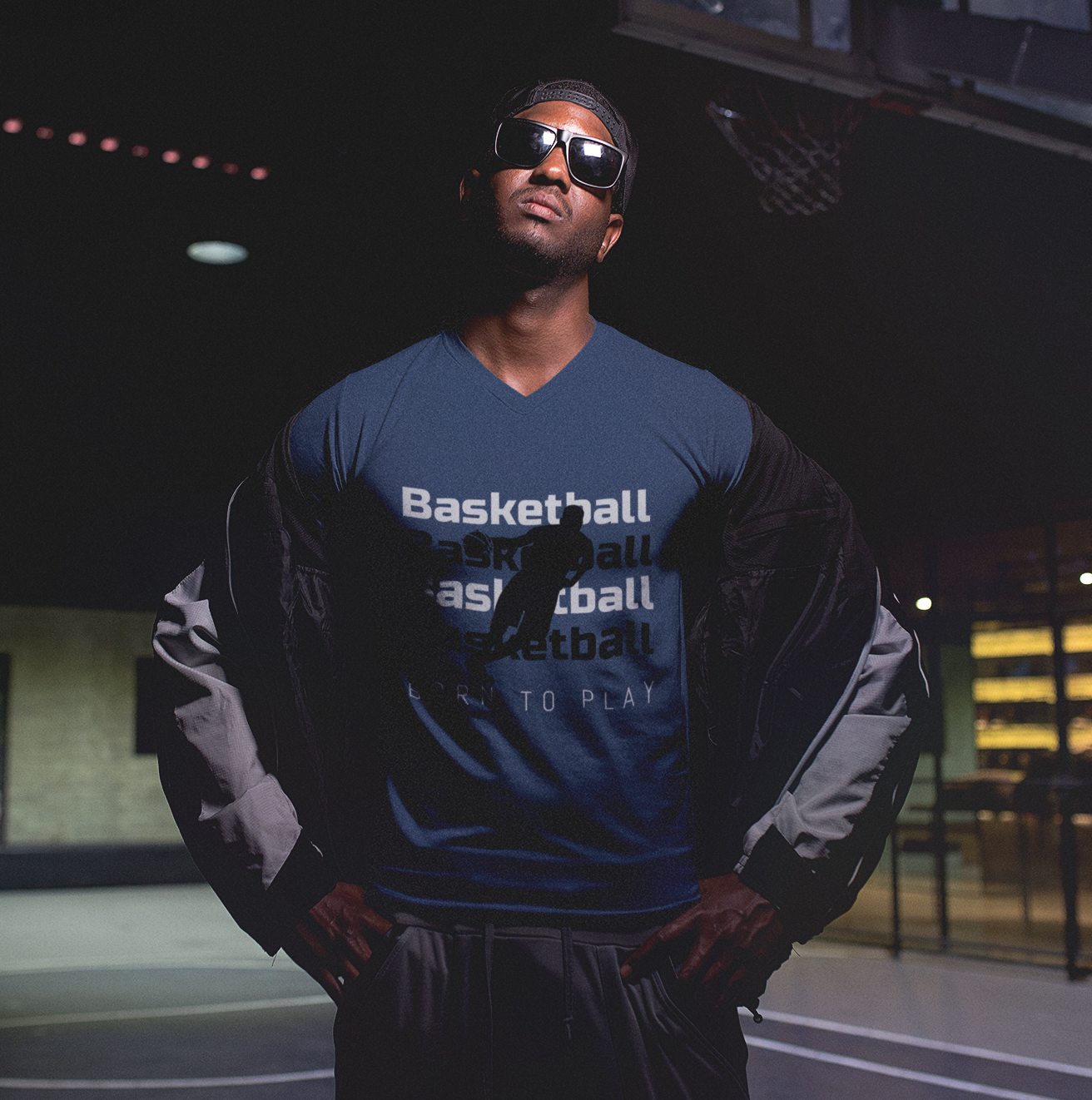 Basketball | Classic V-Neck T-Shirt