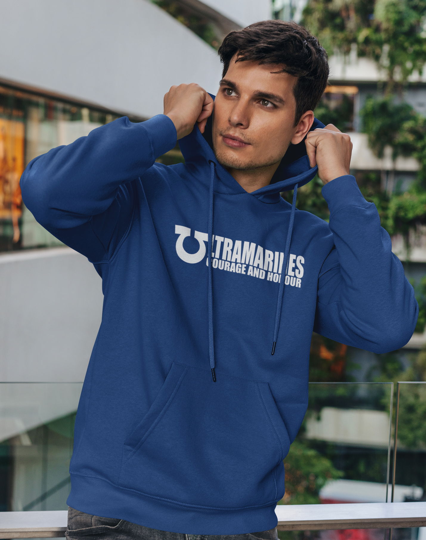 Ultramarines | Unisex Hoodie | Courage & Honour | WH40K Gift Idea
