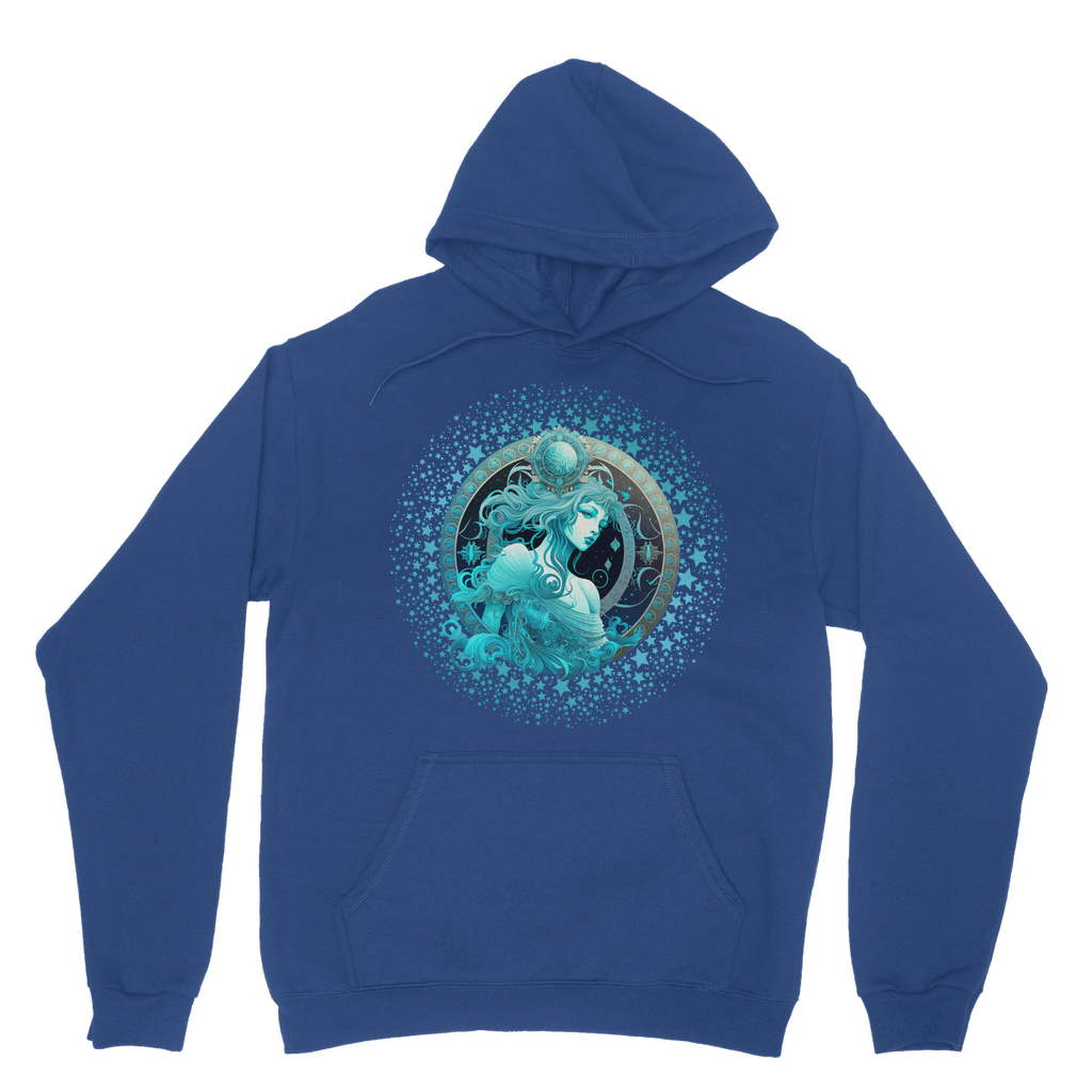 Aquarius Classic Adult Hoodie