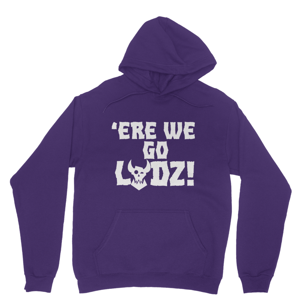 ere we go ladz white Classic Adult Hoodie