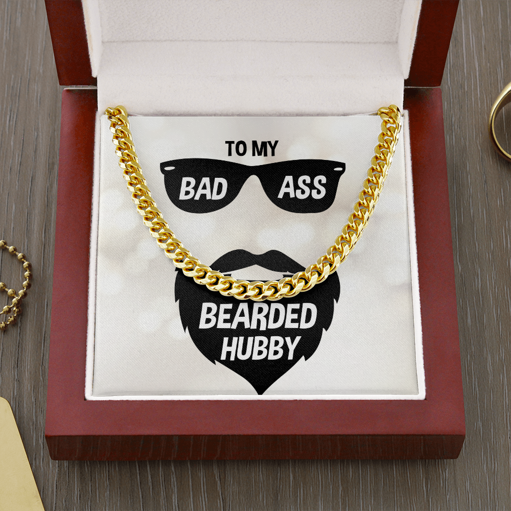 Gift for Him | Cuban Chain | Bearded Hubby
