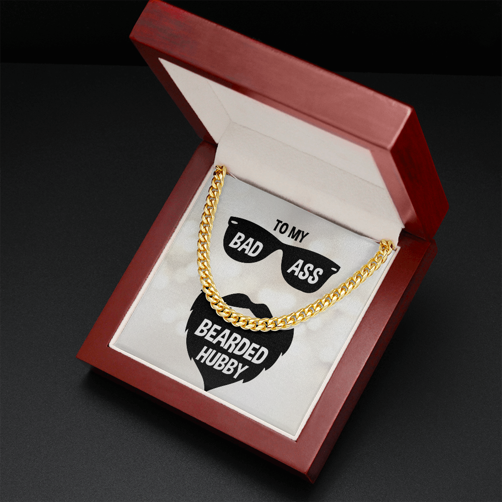 Gift for Him | Cuban Chain | Bearded Hubby