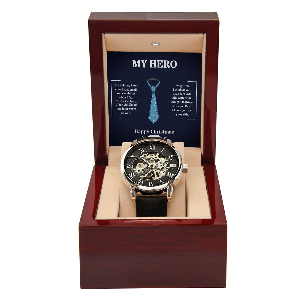 Openwork Watch | My Hero | Gift for Dad