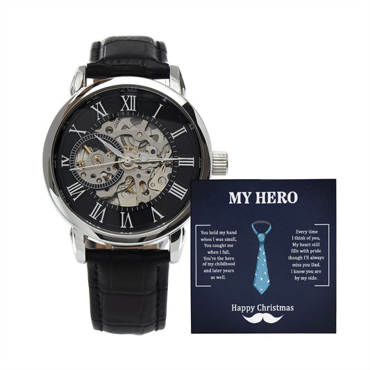 Openwork Watch | My Hero | Gift for Dad