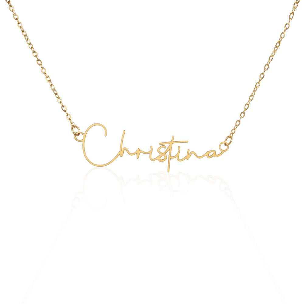 Customise it | Signature Necklace | Name | Gift Idea