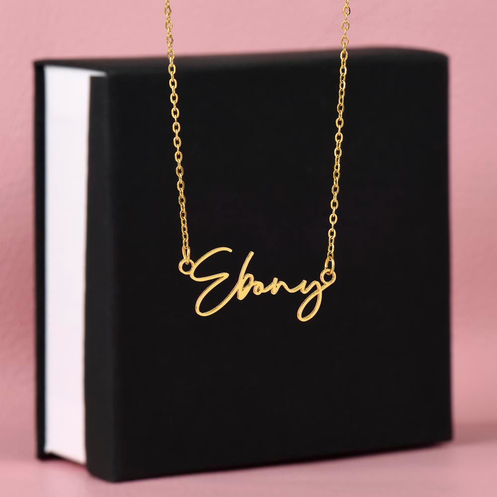 Customise it | Signature Necklace | Name | Gift Idea